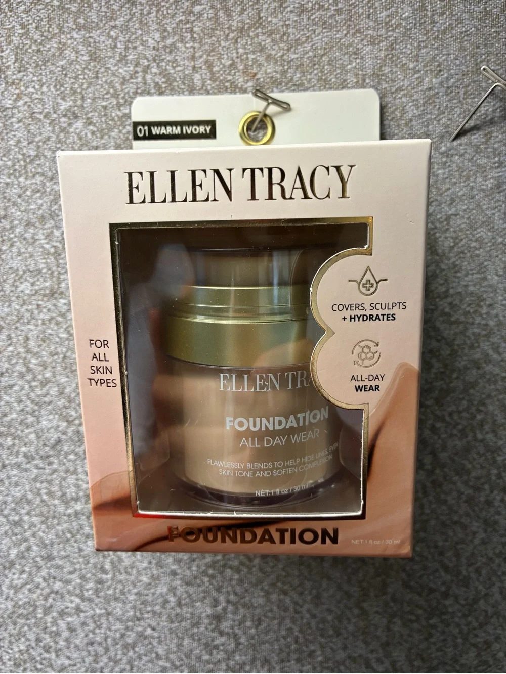 Ellen Tracy Foundation in Warm Ivory Cream